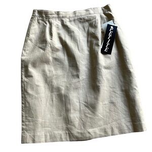 Savanna‎ Linen Blend Petite Skirt